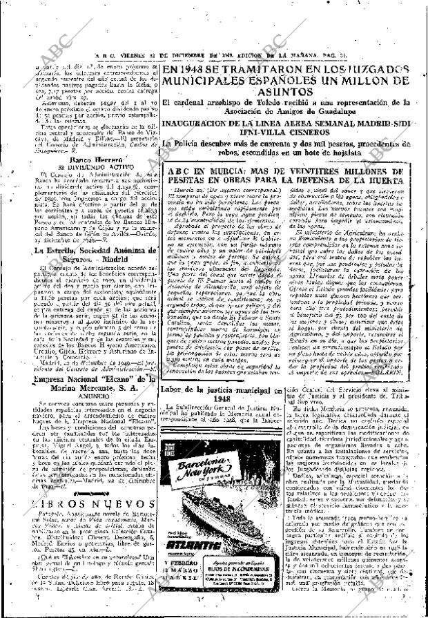 ABC MADRID 23-12-1949 página 31