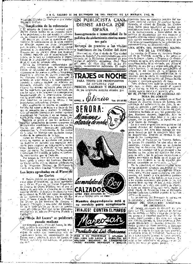 ABC MADRID 24-12-1949 página 20