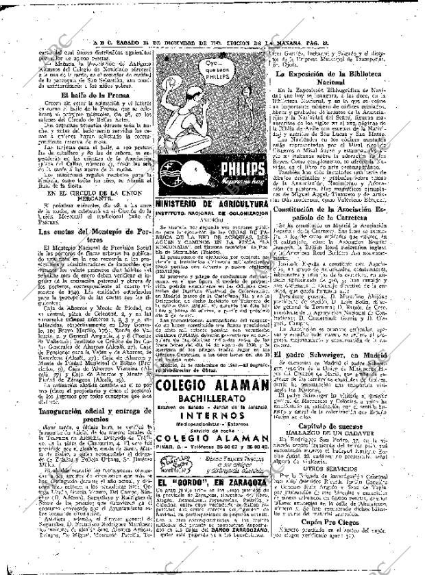 ABC MADRID 24-12-1949 página 28