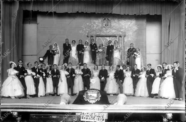 Cuadro de la Revista "los Esclavos del Honor", Titulado "campanada de Boda",...
