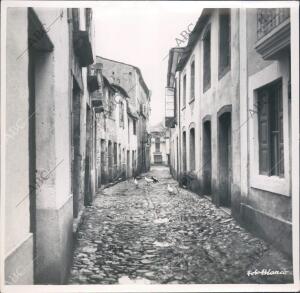 Calle Típica del pueblo de Portomarin