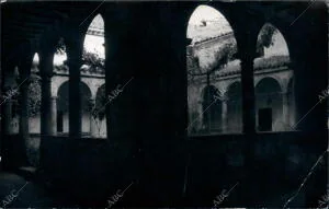 Vista del interior del convento de Sabiote