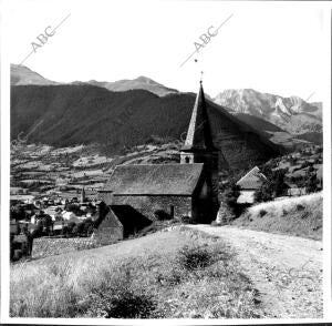 Precioso poblado del valle de Arán, Gausach, A los que se llega por Caminos...