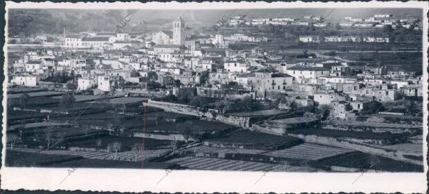 Vista de Ugijar, ciudad más importante de la Alpujarra y capital Histórica de la...