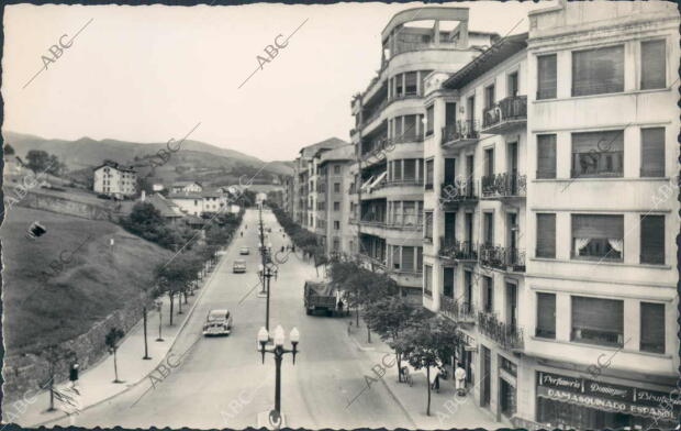 Avenida generalísimo franco en Irún