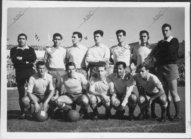 Equipo de la unión Deportiva las Palmas, hacia los Años 50 Archivo ABC