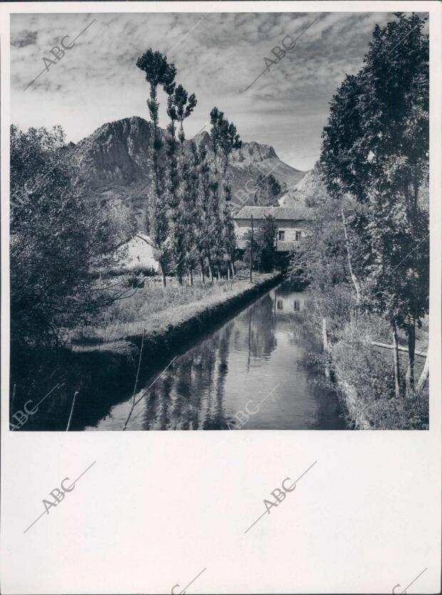 Paisaje de posada de Valdeon