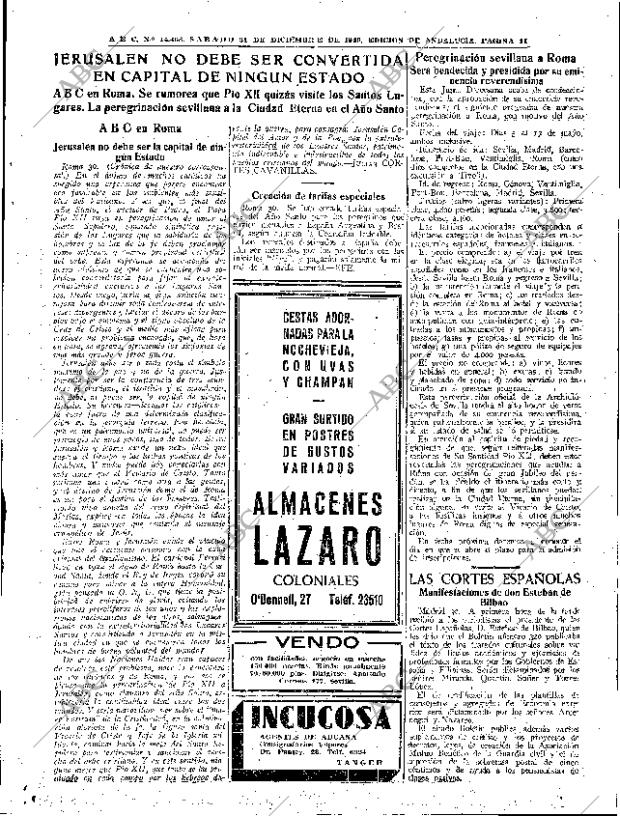 ABC SEVILLA 31-12-1949 página 11