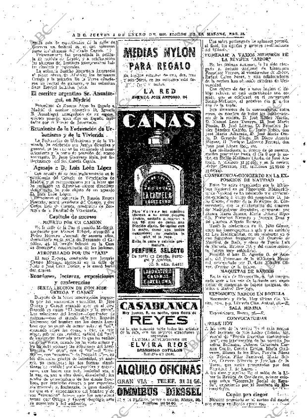 ABC MADRID 05-01-1950 página 22