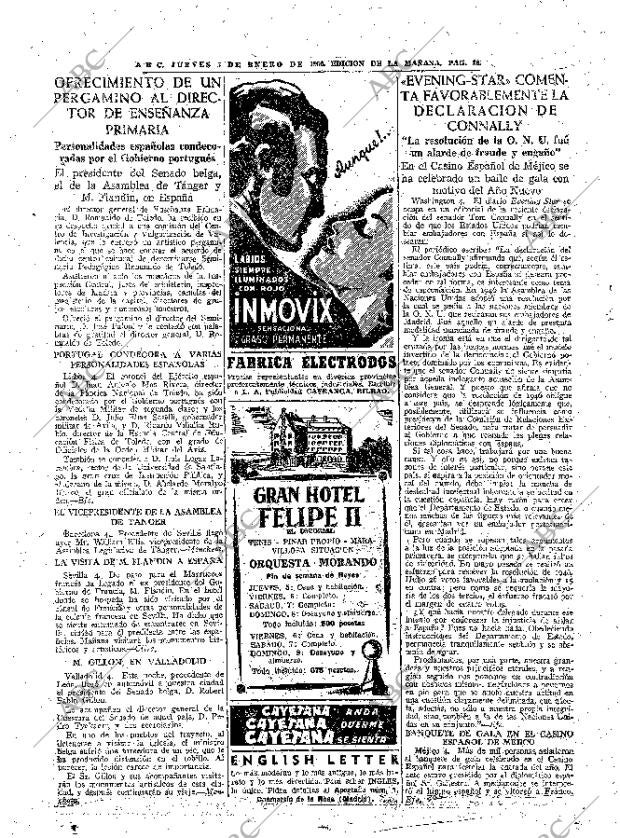 ABC MADRID 05-01-1950 página 28