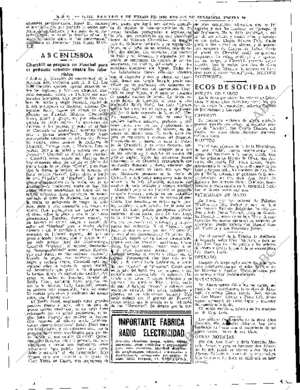 ABC SEVILLA 07-01-1950 página 10