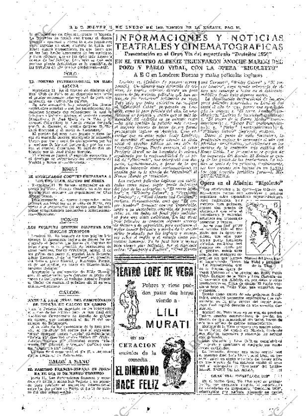 ABC MADRID 12-01-1950 página 19