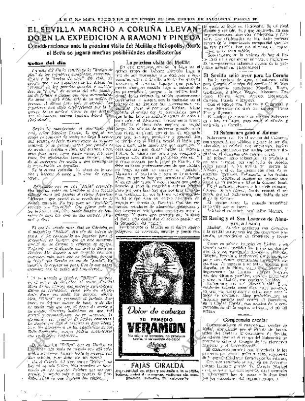 ABC SEVILLA 13-01-1950 página 10
