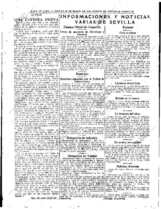 ABC SEVILLA 13-01-1950 página 11