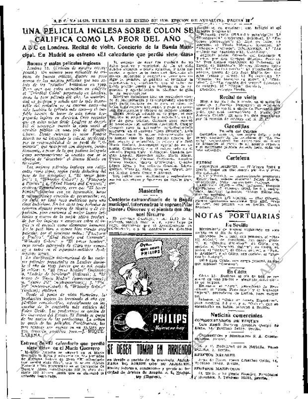 ABC SEVILLA 13-01-1950 página 12