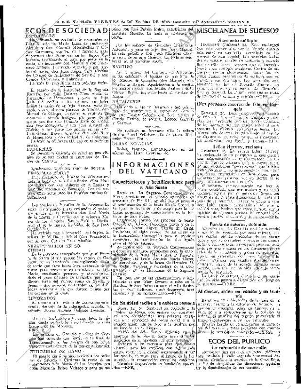 ABC SEVILLA 13-01-1950 página 6