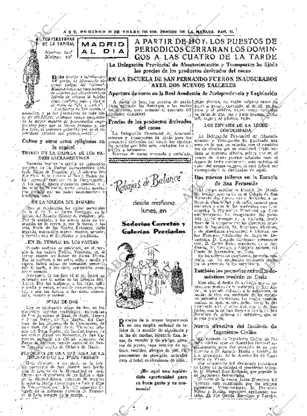 ABC MADRID 15-01-1950 página 21
