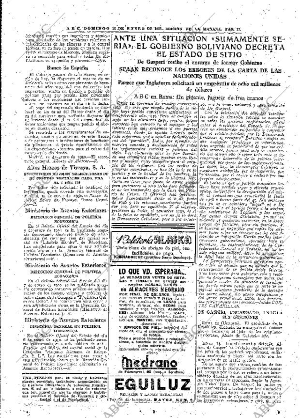 ABC MADRID 15-01-1950 página 23