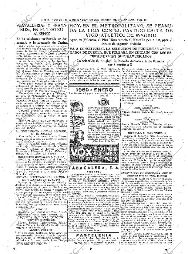 ABC MADRID 15-01-1950 página 29