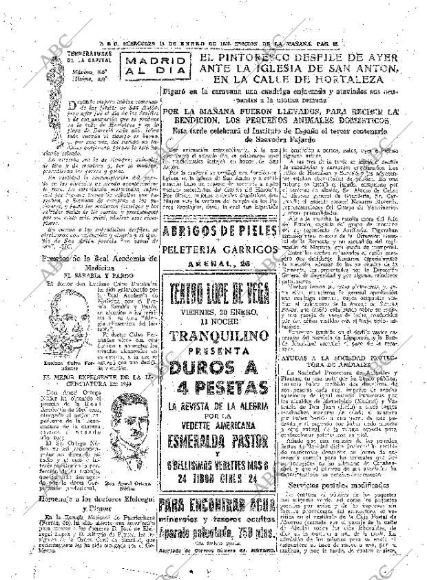 ABC MADRID 18-01-1950 página 15