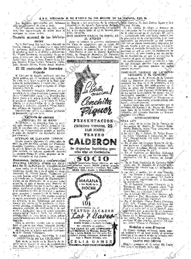 ABC MADRID 18-01-1950 página 16