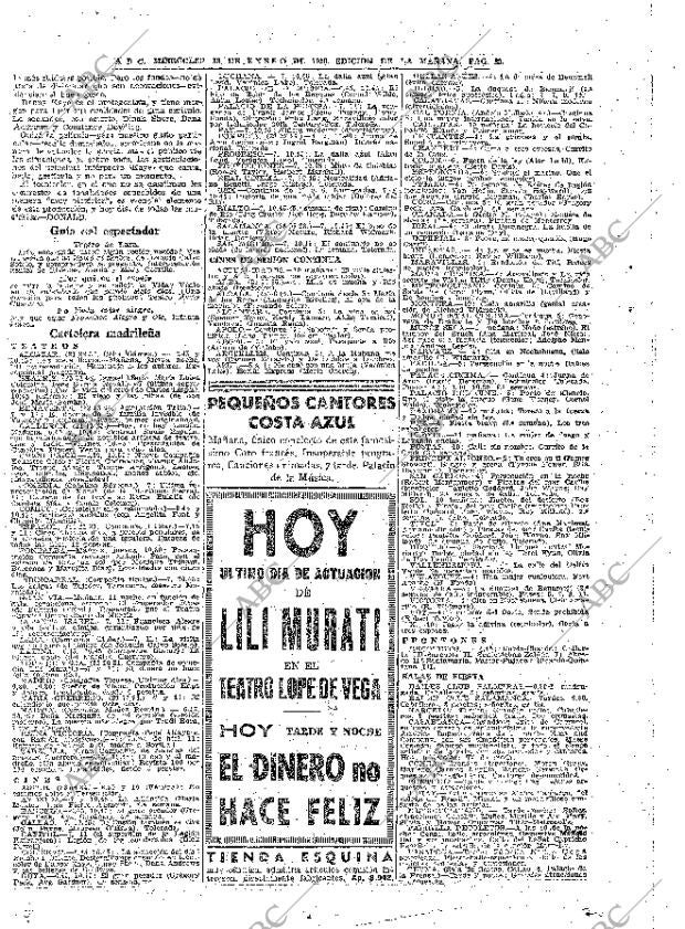ABC MADRID 18-01-1950 página 20