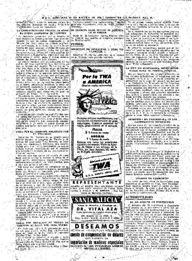ABC MADRID 18-01-1950 página 22