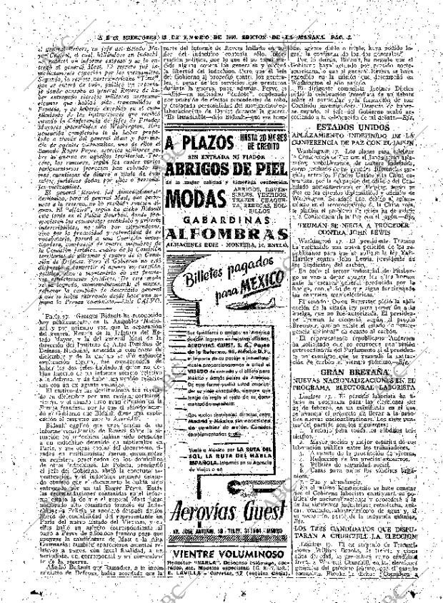 ABC MADRID 18-01-1950 página 8