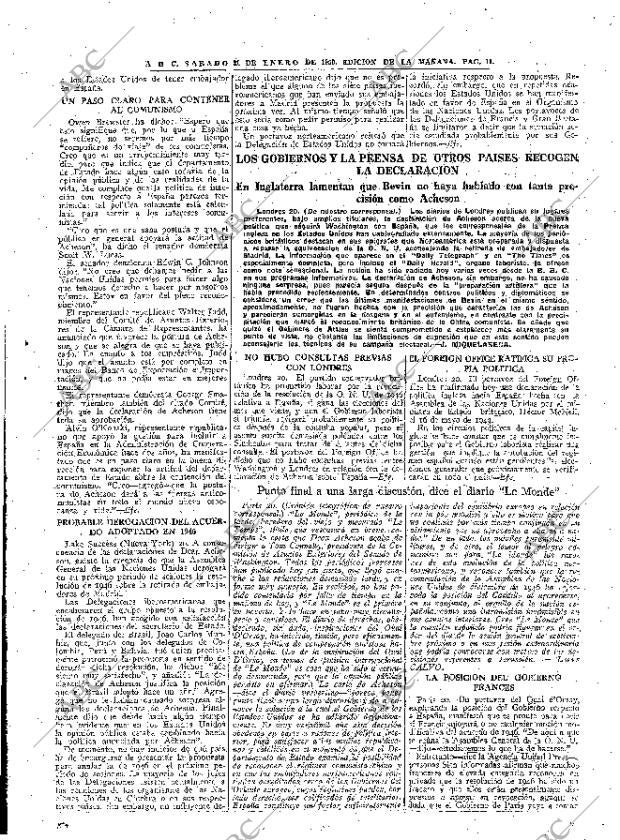 ABC MADRID 21-01-1950 página 11