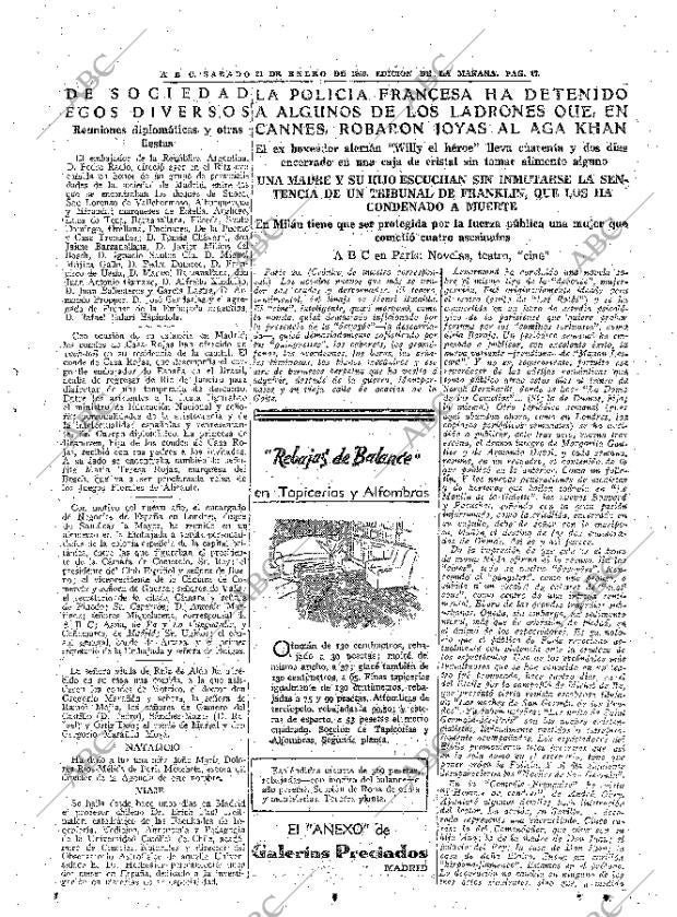 ABC MADRID 21-01-1950 página 17