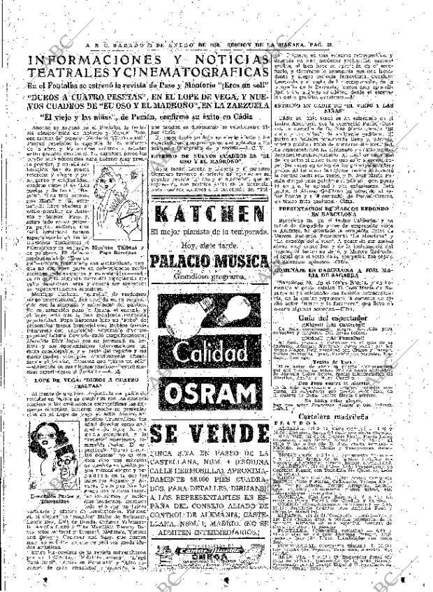 ABC MADRID 21-01-1950 página 21
