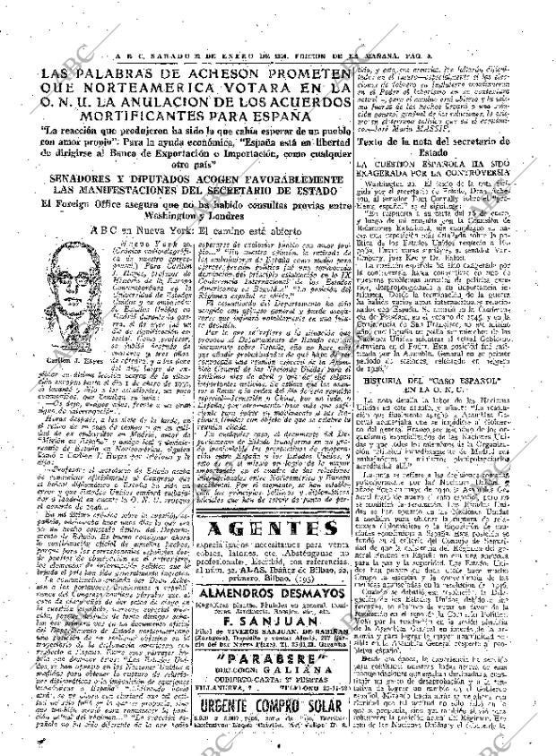 ABC MADRID 21-01-1950 página 9
