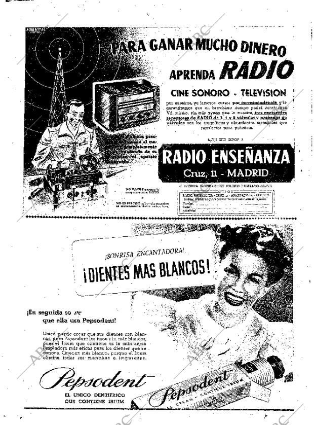 ABC MADRID 22-01-1950 página 10