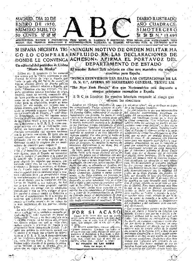 ABC MADRID 22-01-1950 página 15