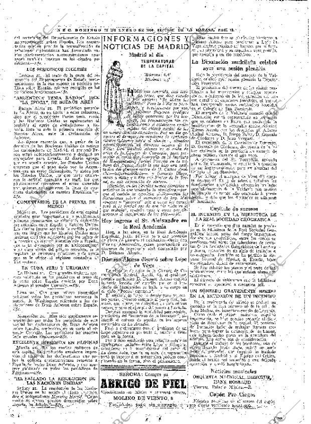 ABC MADRID 22-01-1950 página 18