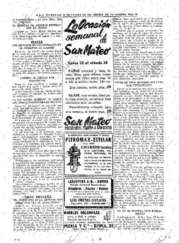ABC MADRID 22-01-1950 página 20