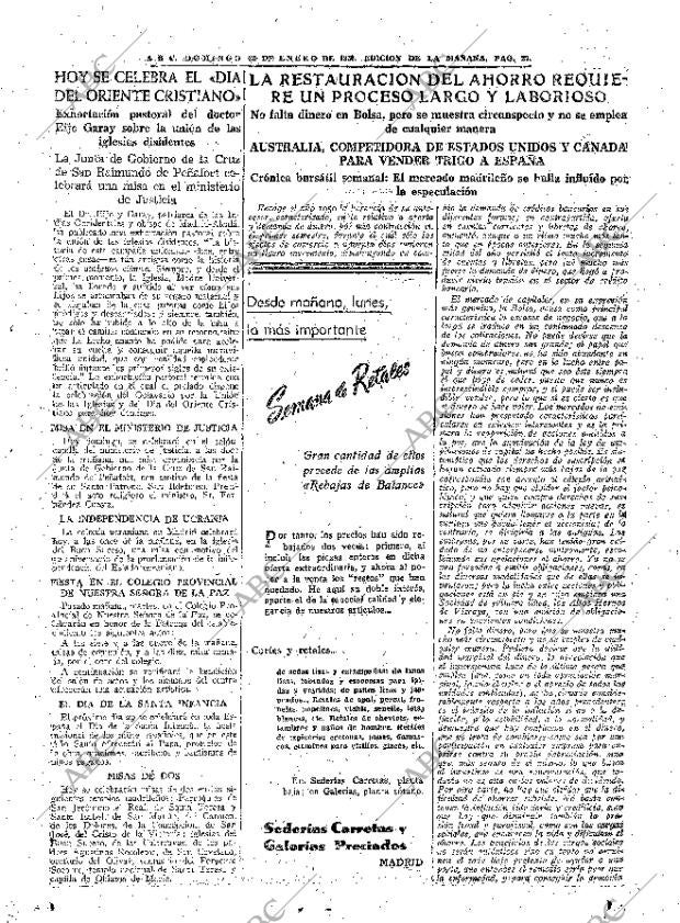 ABC MADRID 22-01-1950 página 27