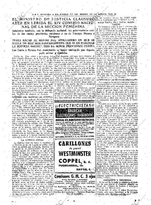 ABC MADRID 24-01-1950 página 13