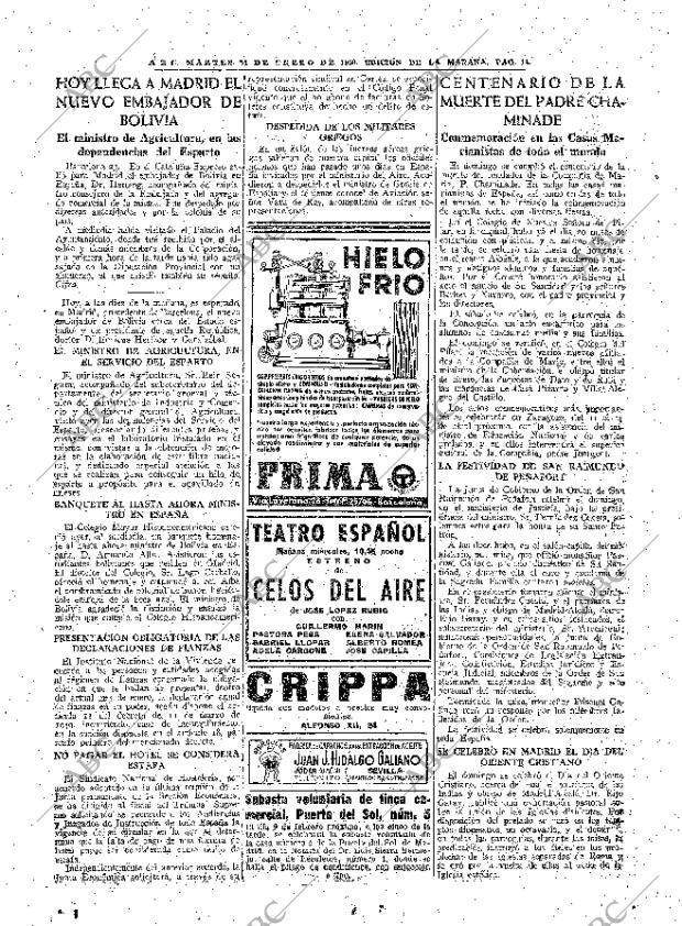 ABC MADRID 24-01-1950 página 14