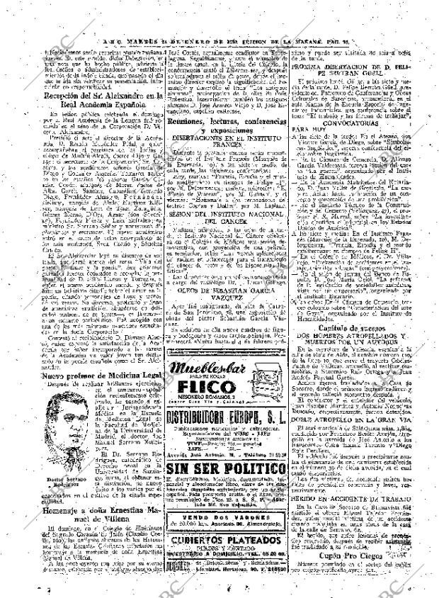 ABC MADRID 24-01-1950 página 16