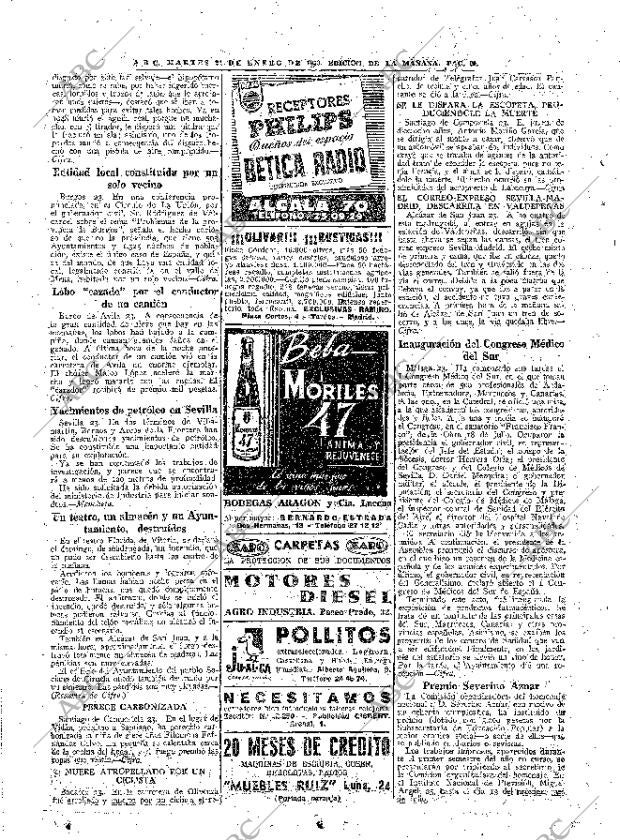 ABC MADRID 24-01-1950 página 20