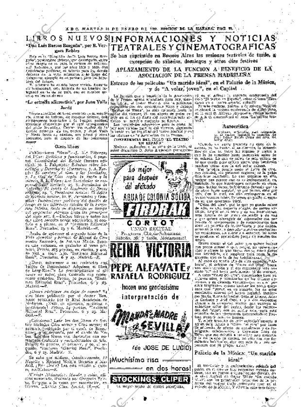 ABC MADRID 24-01-1950 página 21