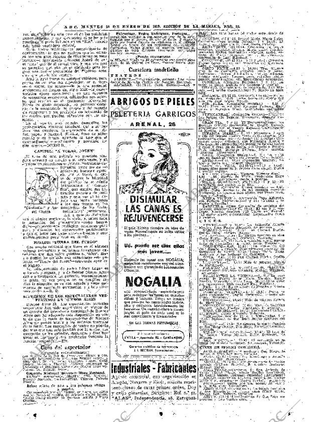 ABC MADRID 24-01-1950 página 22