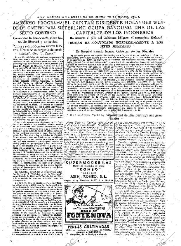 ABC MADRID 24-01-1950 página 9