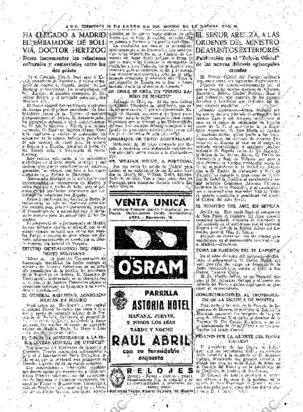 ABC MADRID 25-01-1950 página 10