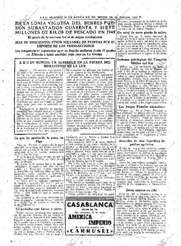 ABC MADRID 25-01-1950 página 11