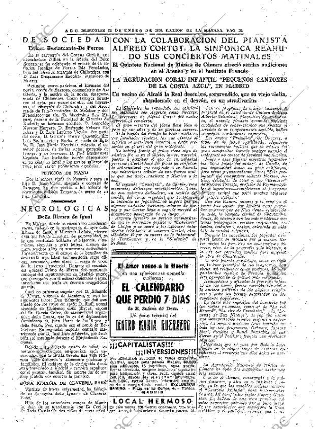 ABC MADRID 25-01-1950 página 15