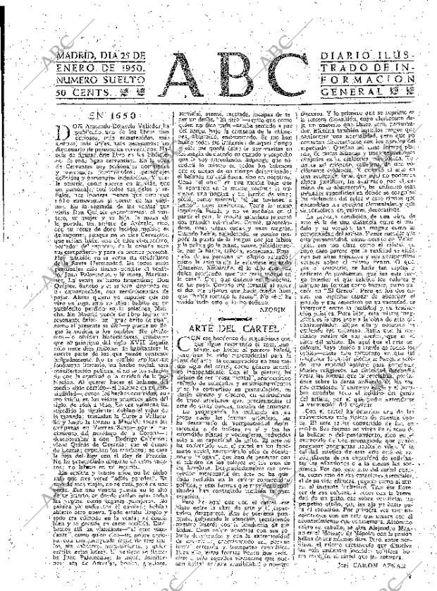 ABC MADRID 25-01-1950 página 3