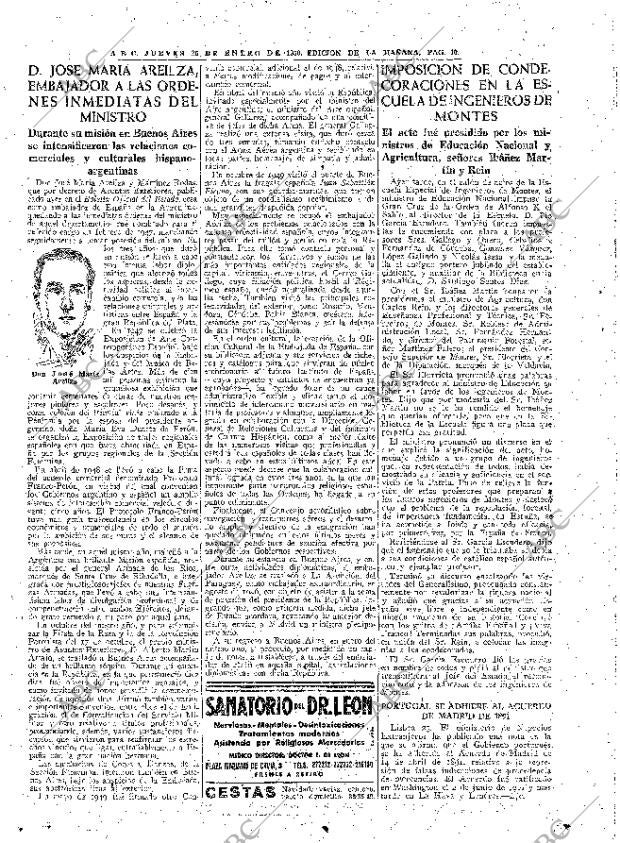 ABC MADRID 26-01-1950 página 10