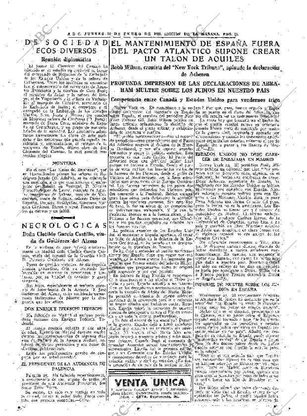 ABC MADRID 26-01-1950 página 11